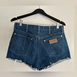 Vintage Wrangler High-Waisted Cut-Off Jean Shorts